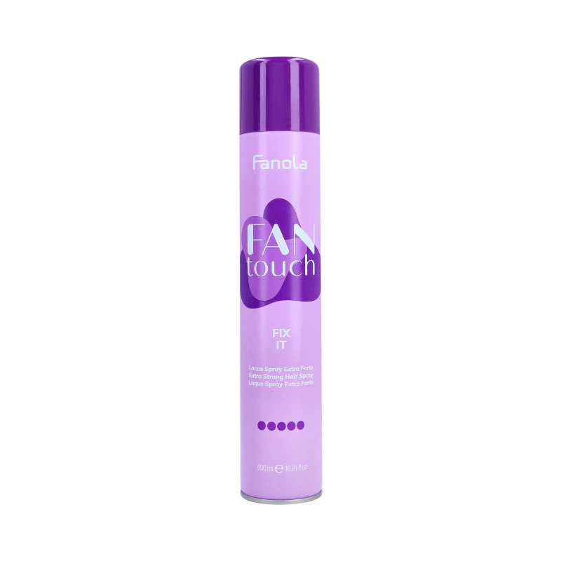 FANOLA FAN TOUCH FIX IT Bardzo mocny lakier do włosów 500 ml