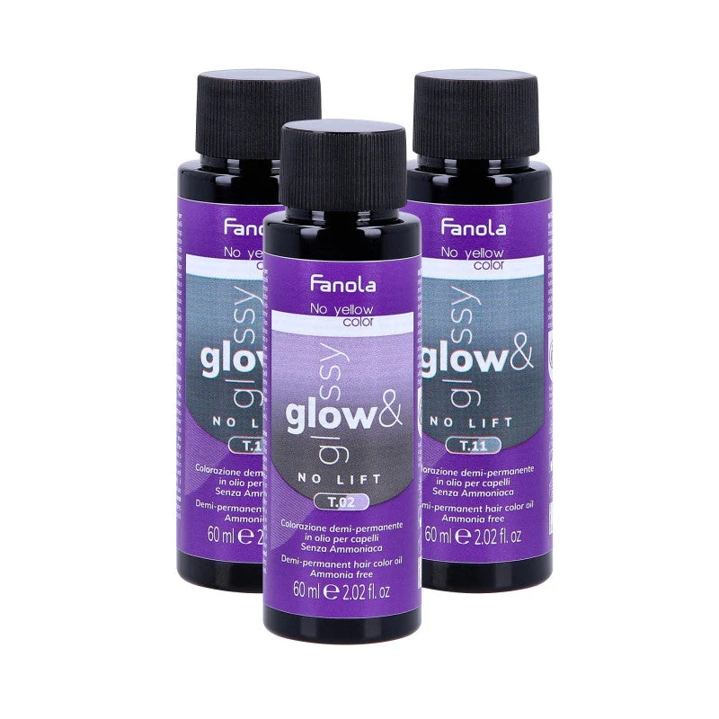 FANOLA NO YELLOW GLOW&GLOSSY Toner do włosów 60 ml