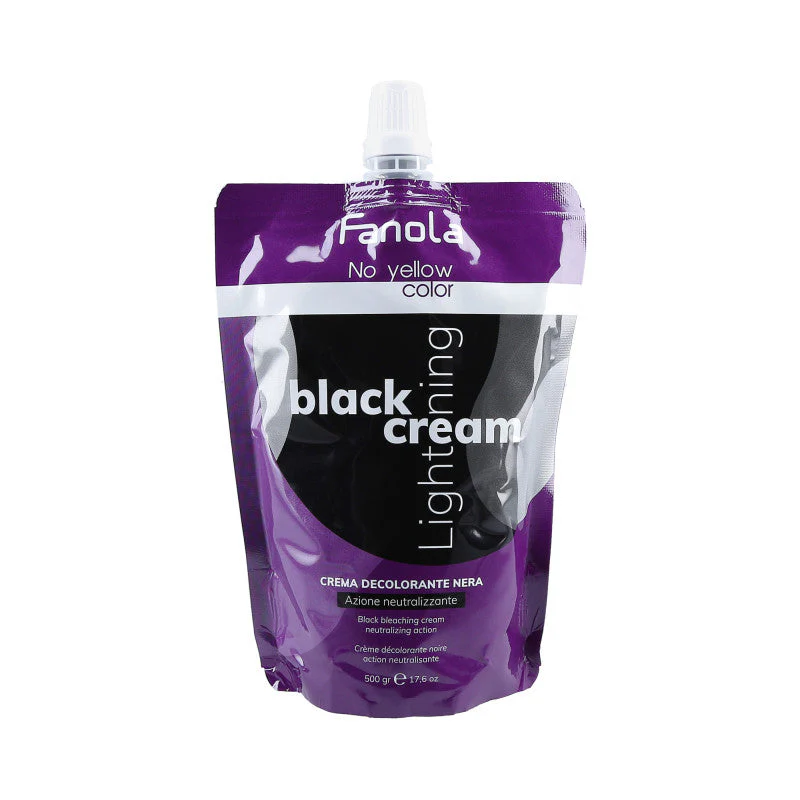 FANOLA NO YELLOW Rozjaśniacz do włosów Black Cream 500 g