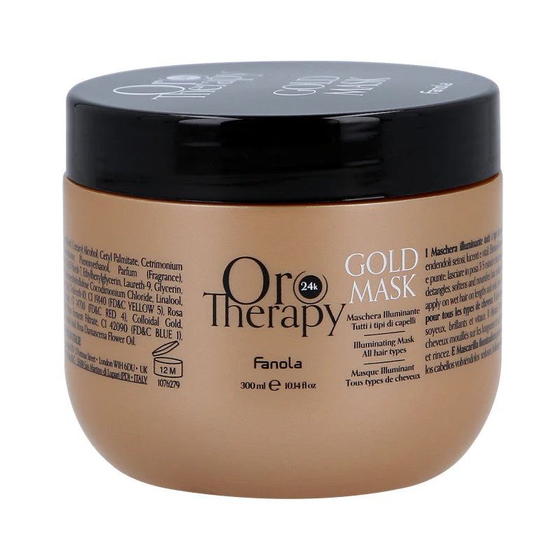 FANOLA ORO THERAPY 24k GOLD Rozświetlająca maska do włosów 300 ml