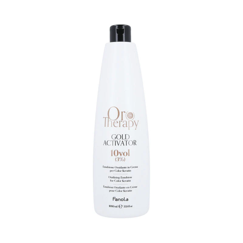 FANOLA ORO THERAPY GOLD Aktywator do koloryzacji w kremie 3% 10vol 1000 ml