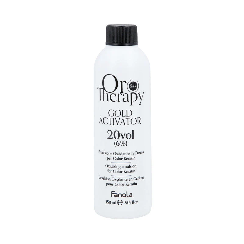 FANOLA ORO THERAPY GOLD Aktywator do koloryzacji w kremie 6% 20vol 150 ml
