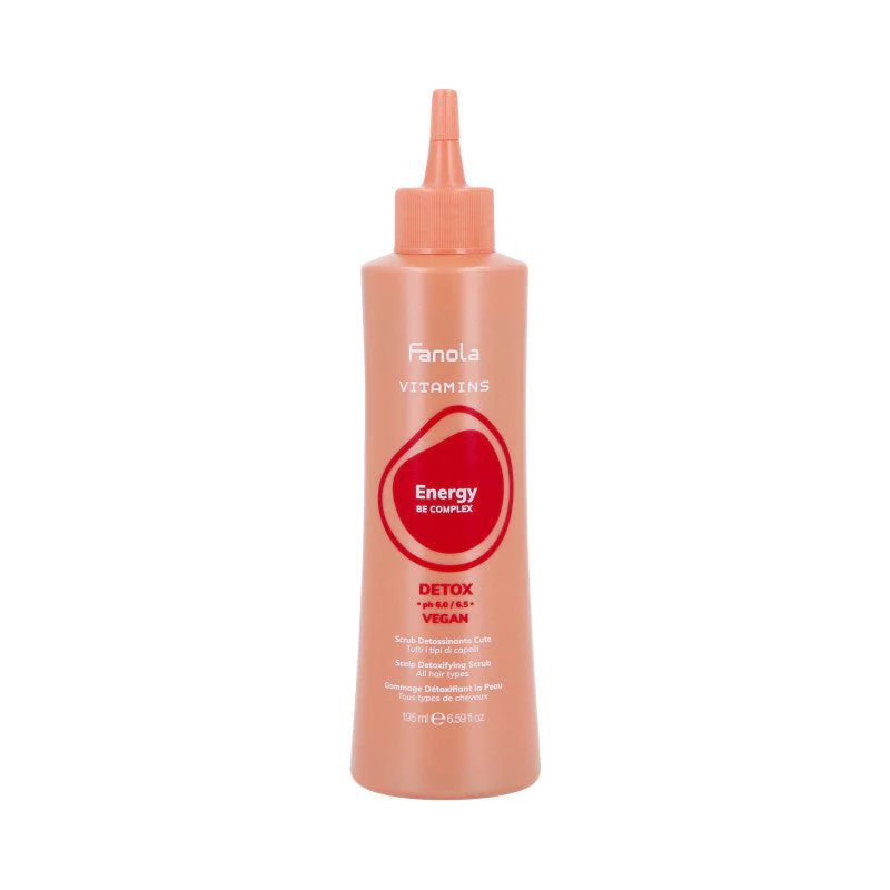 FANOLA VITAMINS ENERGY DETOXIFYING Witaminowy peeling do skóry głowy 195 ml