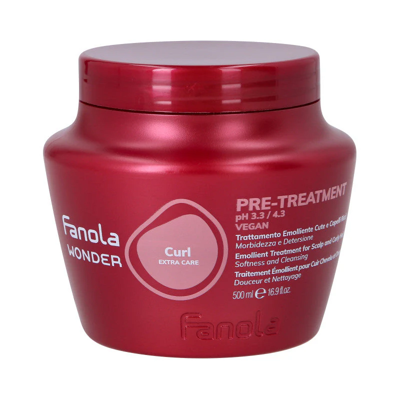 FANOLA WONDER CURL EXTRA CARE Wegańska kuracja do włosów kręconych przed myciem 500 ml