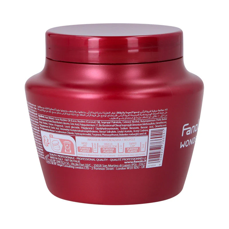 FANOLA WONDER CURL EXTRA CARE Wegańska kuracja do włosów kręconych przed myciem 500 ml - Image 3
