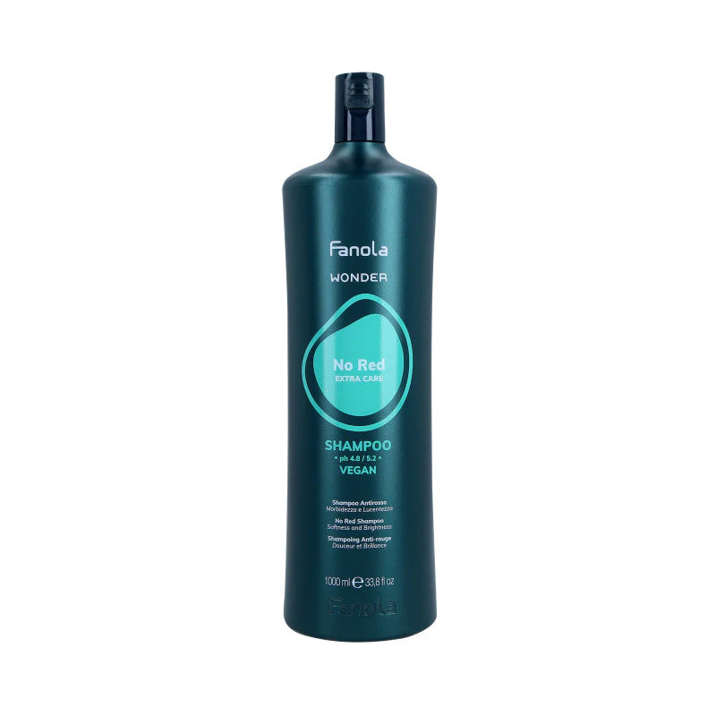 FANOLA WONDER NO RED EXTRA CARE Szampon neutralizujący do włosów brązowych 1000 ml