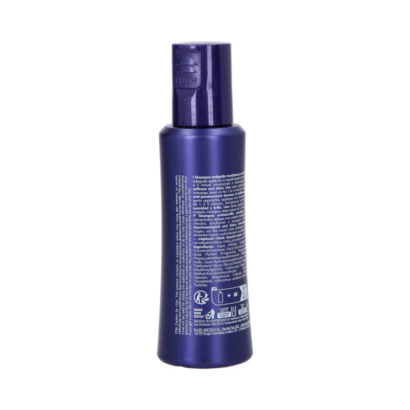 FANOLA WONDER NO YELLOW EXTRA CARE Wegański szampon neutralizujący do włosów blond 100 ml - Image 3