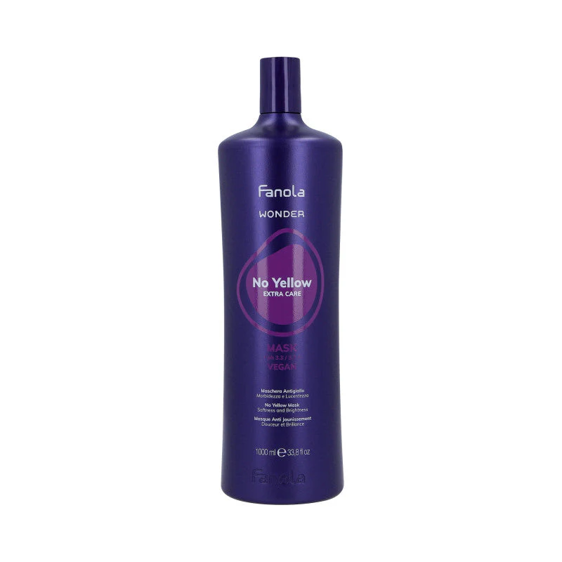 FANOLA WONDER NO YELLOW Maska neutralizująca kolor do włosów blond 1000 ml