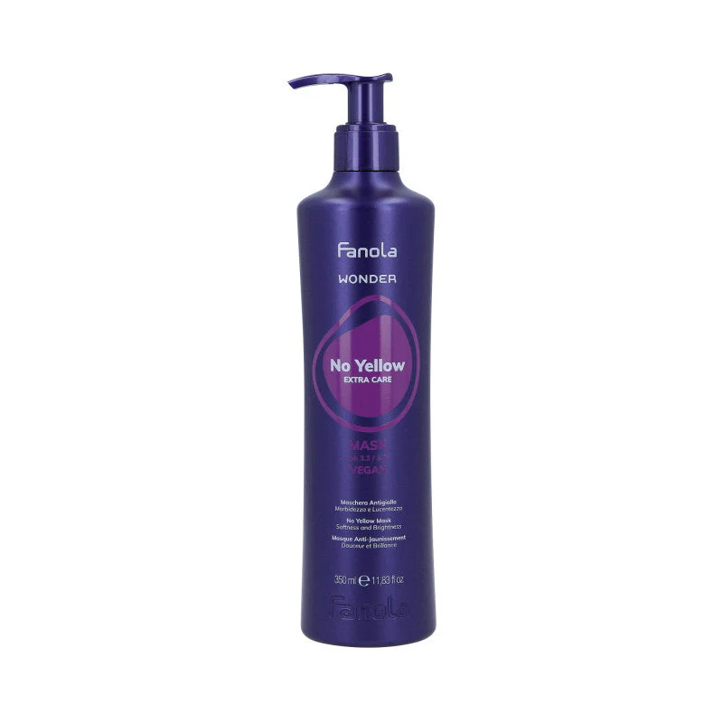 FANOLA WONDER NO YELLOW Maska neutralizująca kolor do włosów blond 350 ml