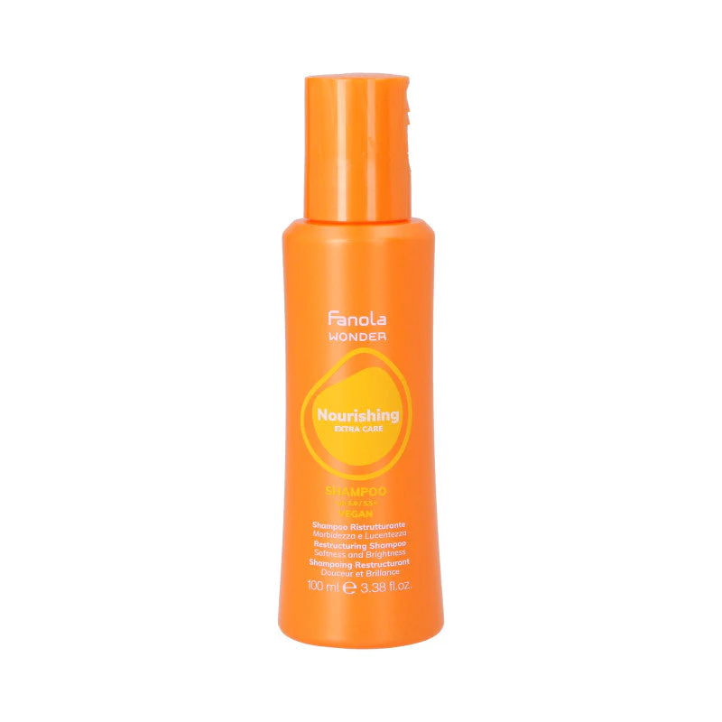 FANOLA WONDER NOURISHING EXTRA CARE Wegański szampon odbudowujący do włosów suchych i zniszczonych 100 ml