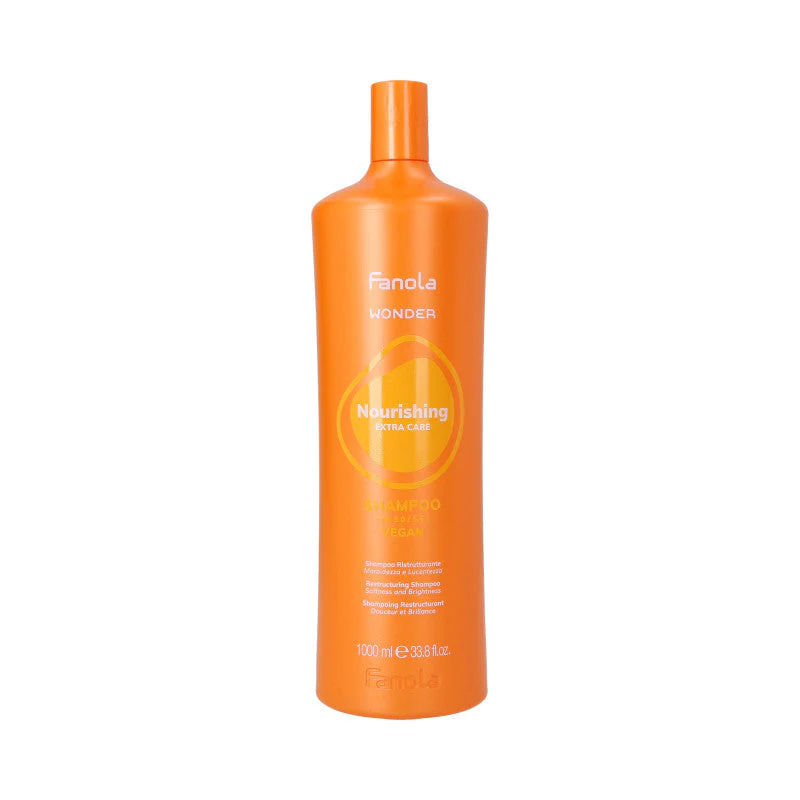 FANOLA WONDER NOURISHING EXTRA CARE Wegański szampon odżywczy do włosów suchych i zniszczonych 1000 ml