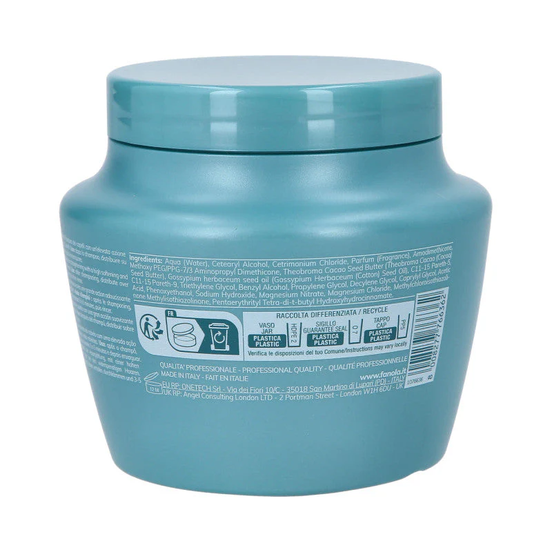 FANOLA WONDER SMOOTH EXTRA CARE Wegańska maska wygładzająca do włosów puszących 500 ml - Image 3