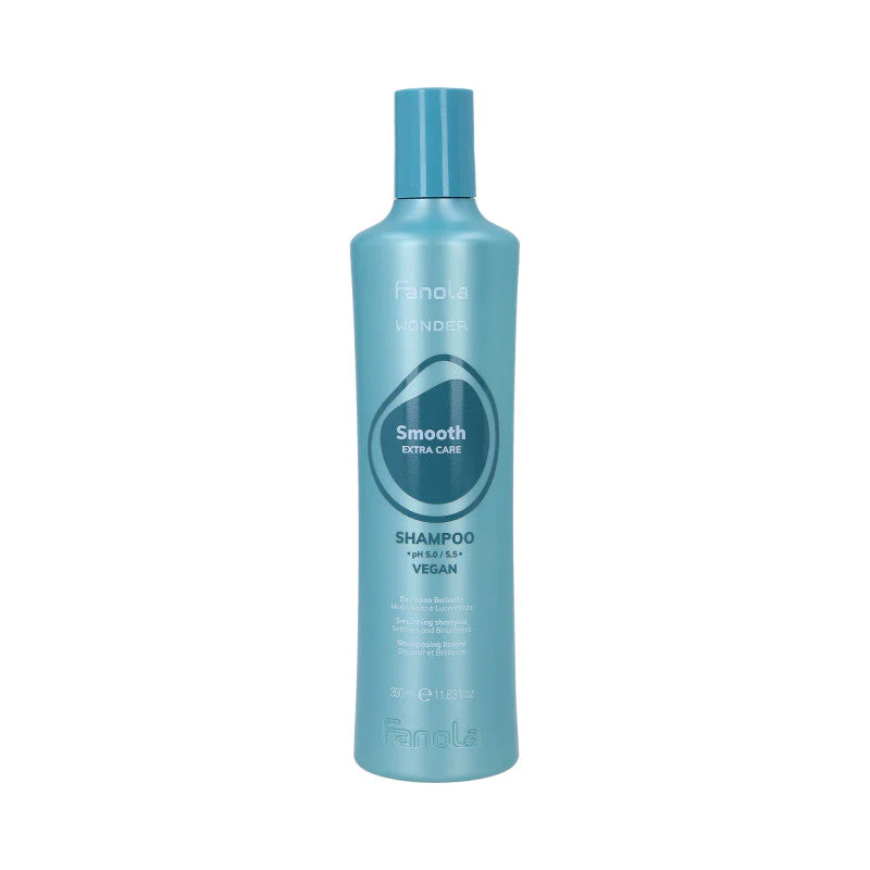 FANOLA WONDER SMOOTH EXTRA CARE Wegański szampon wygładzający do włosów puszących 350 ml