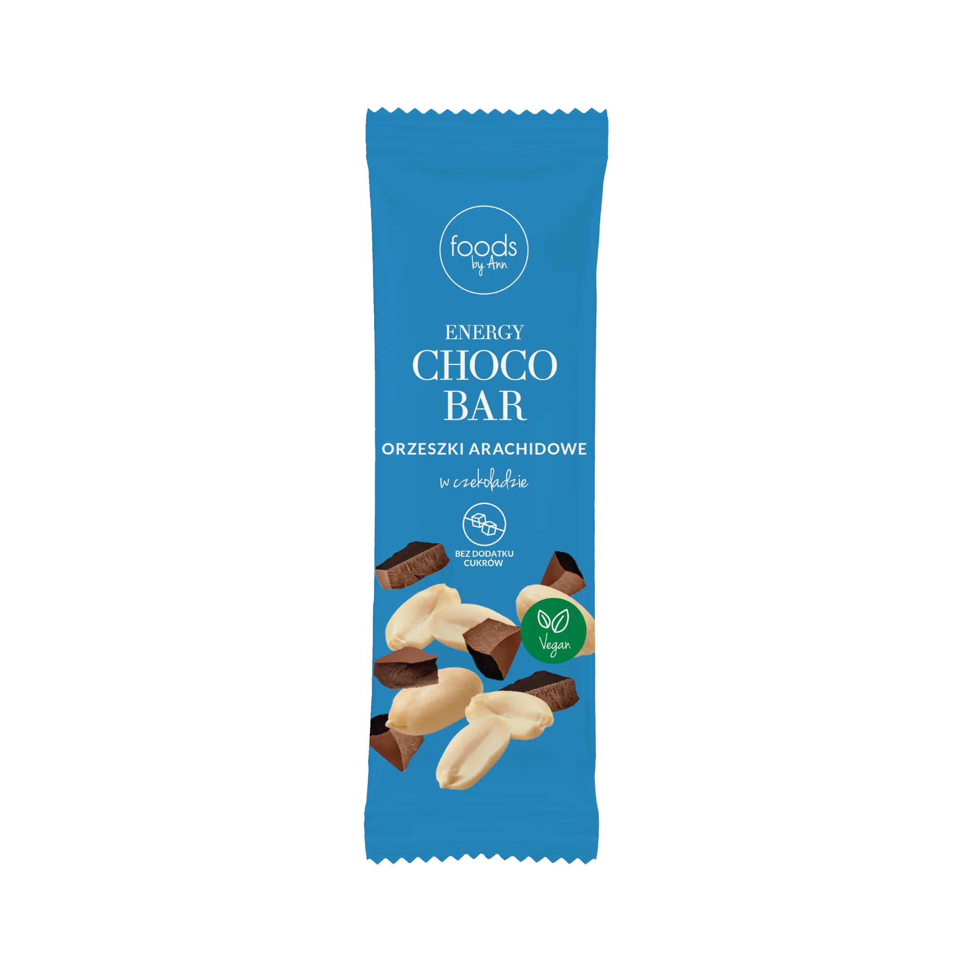 FOODS BY ANN Baton energetyczny w czekoladzie, Orzeszki Arachidowe 35 g