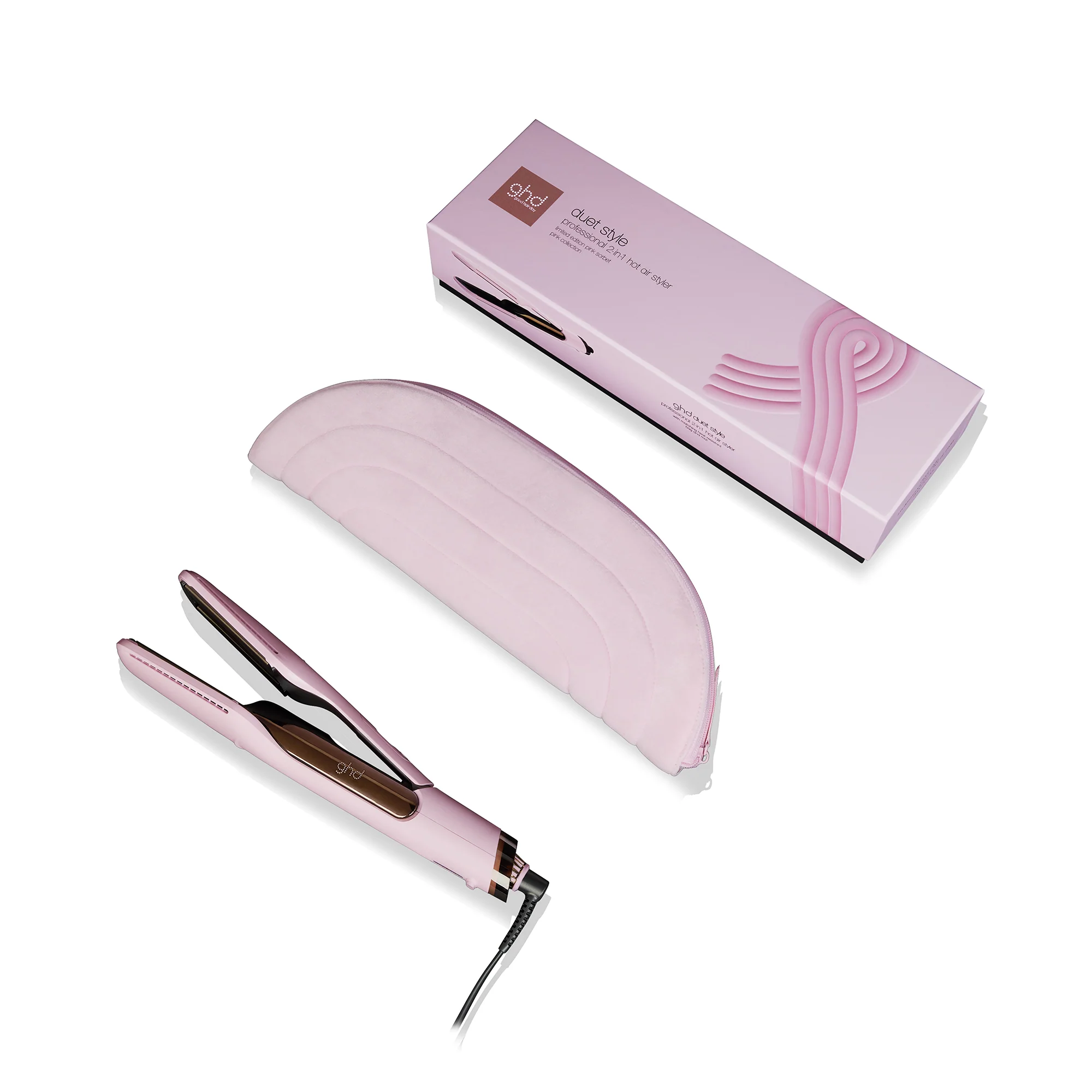 GHD DUET STYLE PINK Suszarko-prostownica 2w1 do włosów + etui - Image 2
