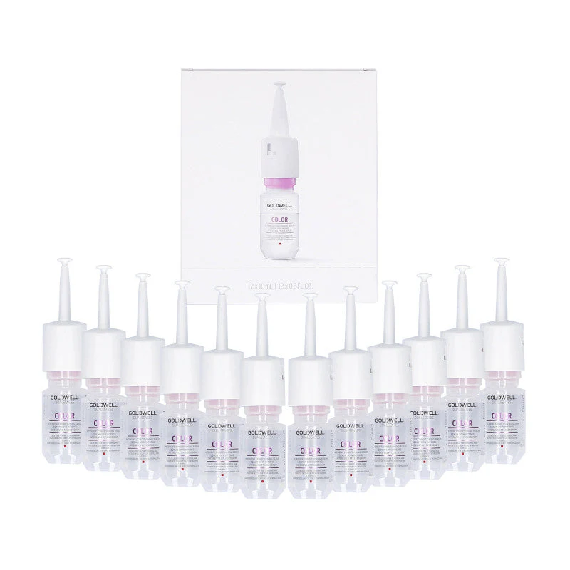 GOLDWELL DUALSENSES Ampułki nabłyszczające do włosów cienkich, farbowanych 12x18 ml