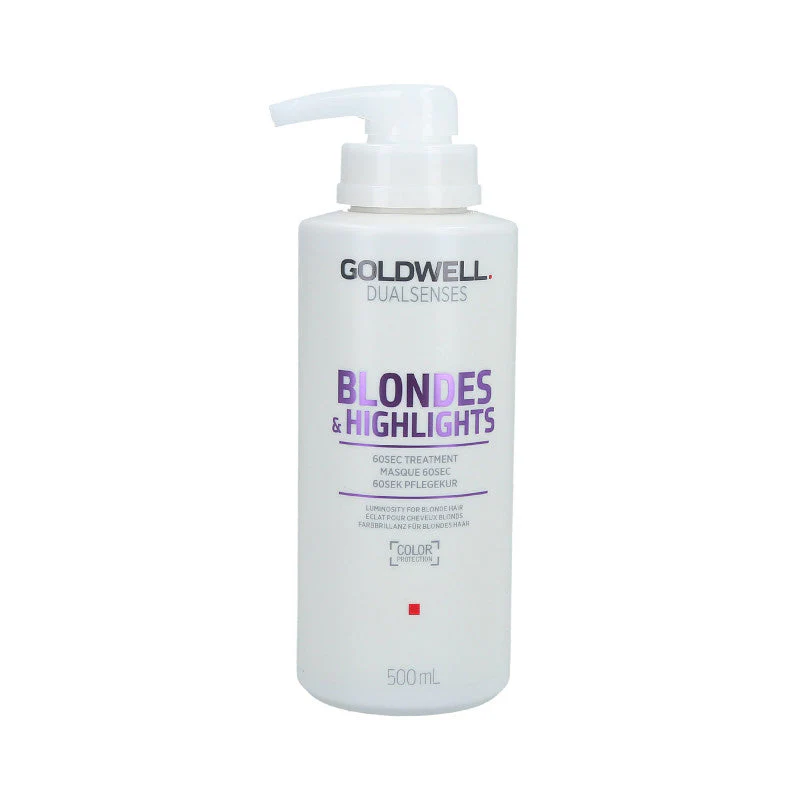 GOLDWELL DUALSENSES BLONDES&HIGHLIGHTS 60-sekundowa kuracja dla włosów blond i z pasemkami 500 ml