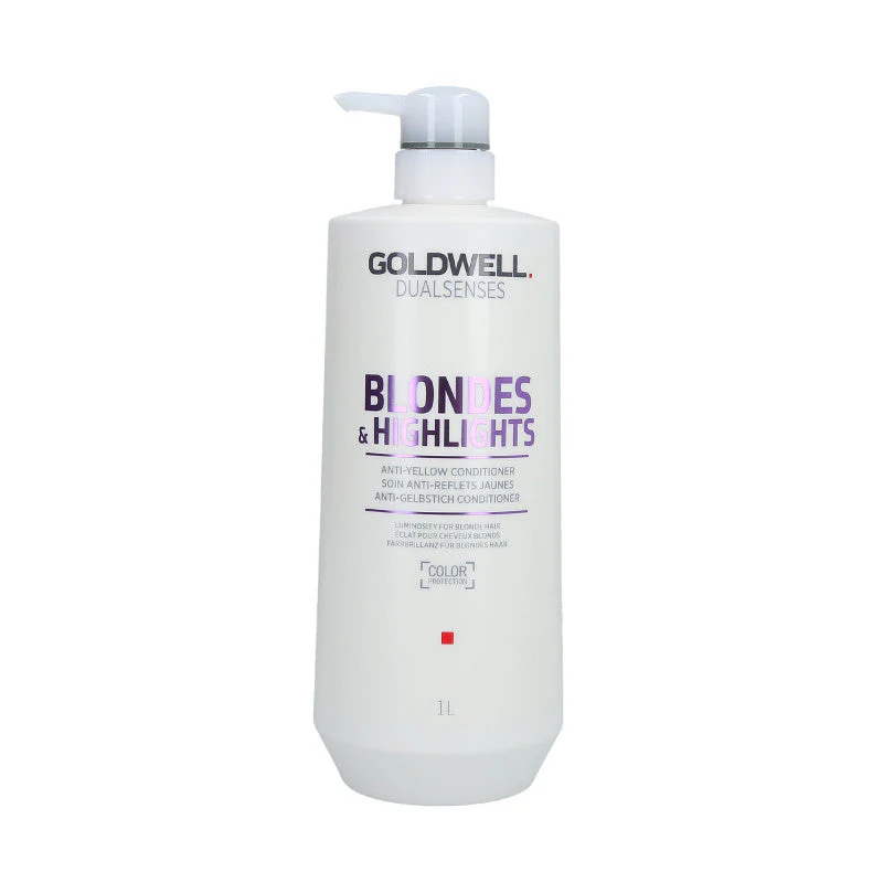GOLDWELL DUALSENSES BLONDES&HIGHLIGHTS Odżywka neutralizująca do włosów blond i z pasemkami 1000 ml