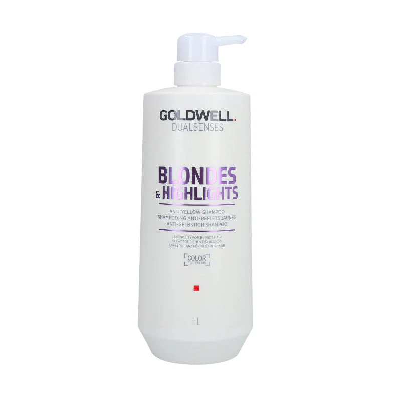 GOLDWELL DUALSENSES BLONDES&HIGHLIGHTS Szampon neutralizujący do włosów blond i z pasemkami 1000 ml
