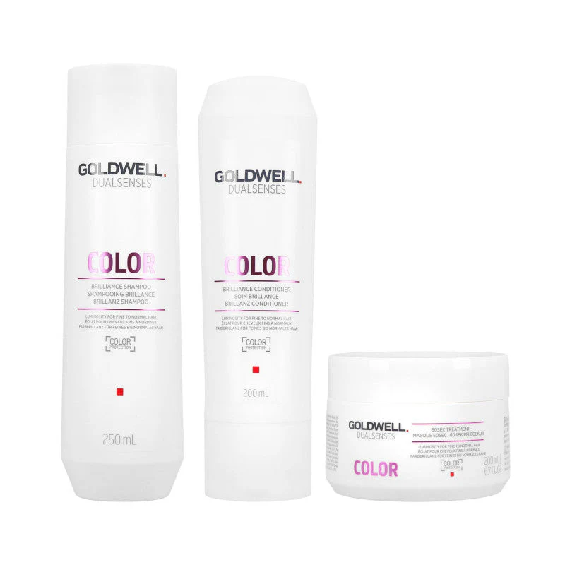 GOLDWELL DUALSENSES COLOR Szampon 250 ml + Odżywka 200 ml + Kuracja 200 ml