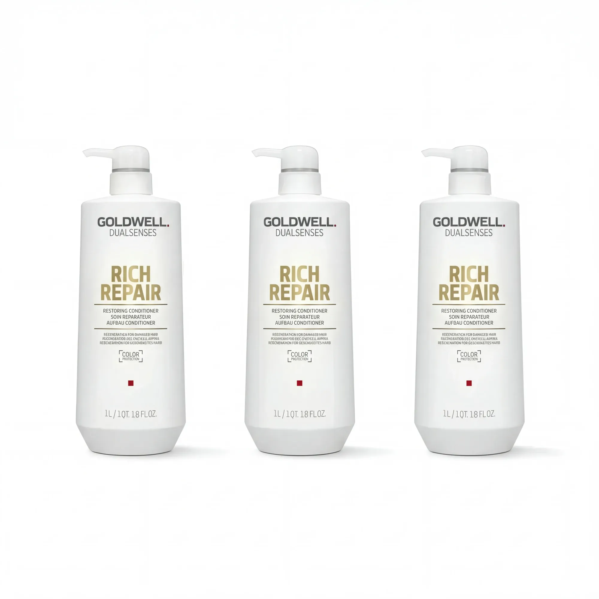 Goldwell Dualsenses Rich Repair Odżywka odbudowująca do włosów zniszczonych 1000 ml - MULTIPAKI