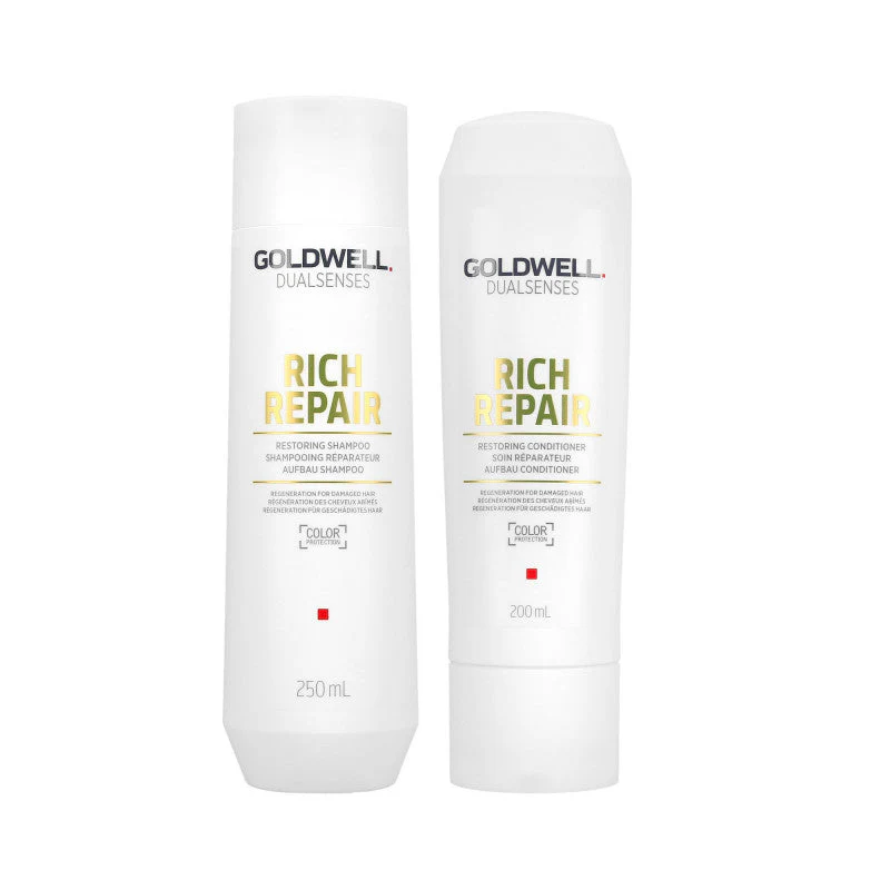 GOLDWELL DUALSENSES RICH REPAIR Szampon 250 ml + Odżywka 200 ml