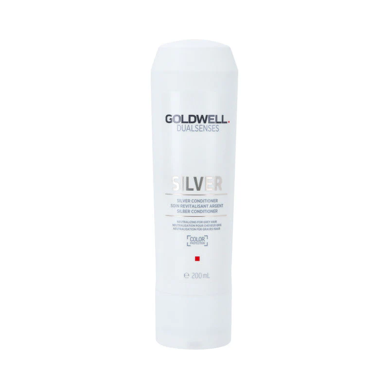 GOLDWELL DUALSENSES SILVER Neutralizująca odżywka do włosów blond i siwych 200 ml