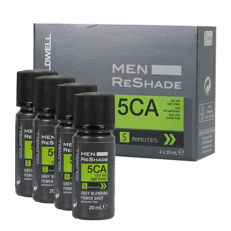 GOLDWELL MEN RE-SHADE Odsiwiacz dla mężczyzn kolor 5CA 4x20 ml