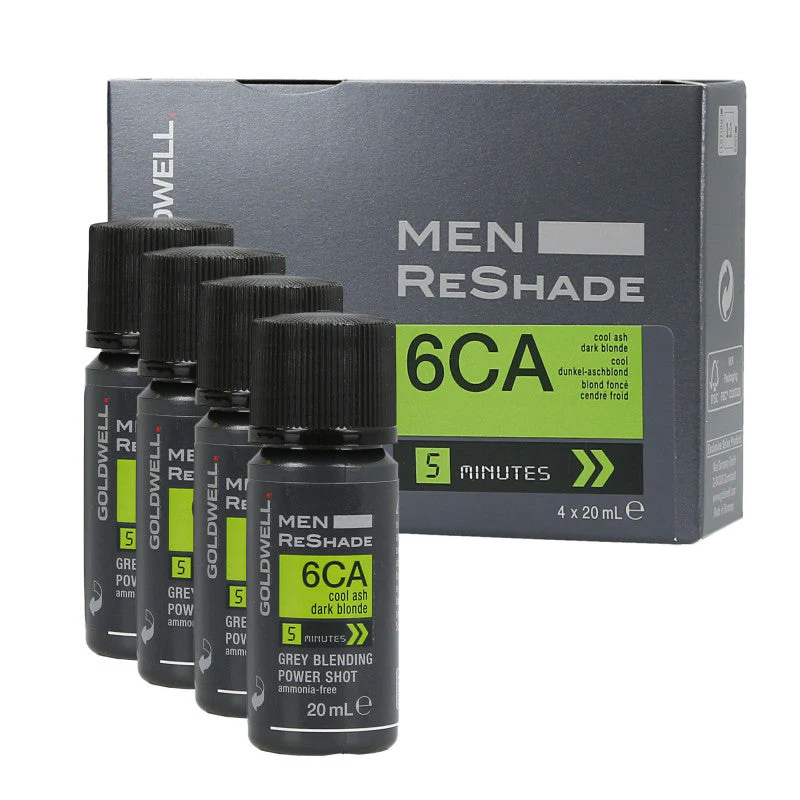 GOLDWELL MEN RE-SHADE Odsiwiacz dla mężczyzn kolor 6CA 4x20 ml