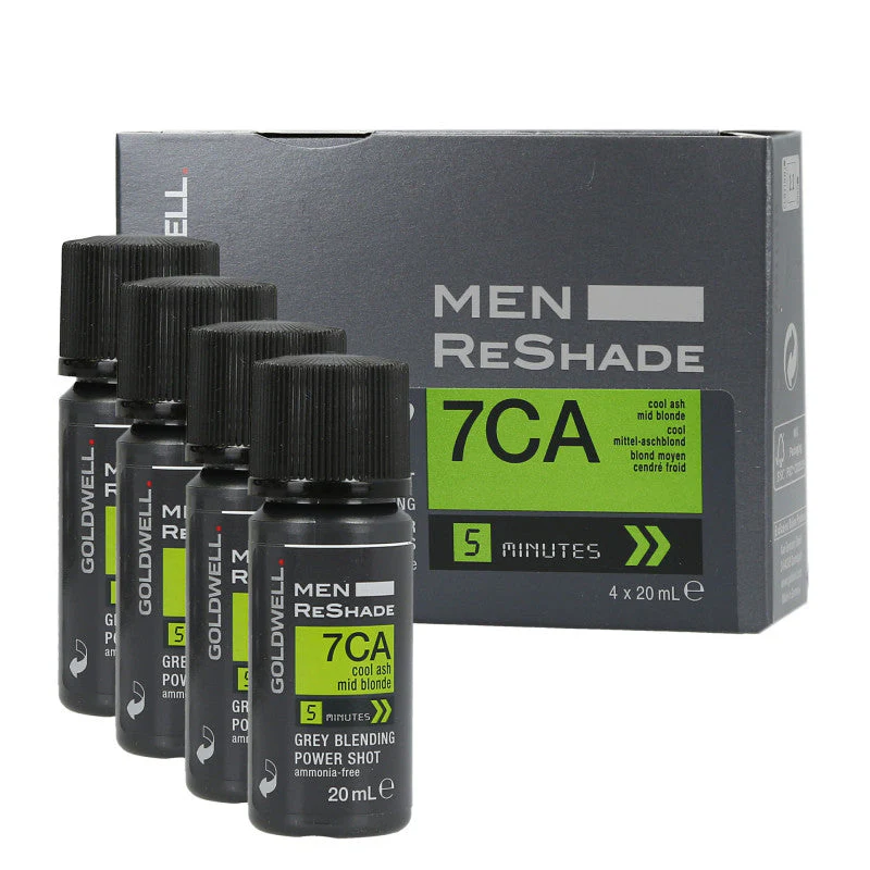 GOLDWELL MEN RE-SHADE Odsiwiacz dla mężczyzn kolor 7CA 4x20 ml