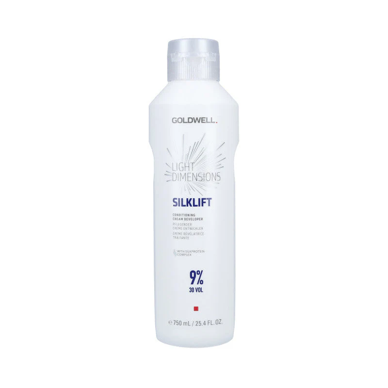 GOLDWELL SILK LIFT LIGHT DIMENSIONS 9% Odżywczy oksydant w kremie 750 ml