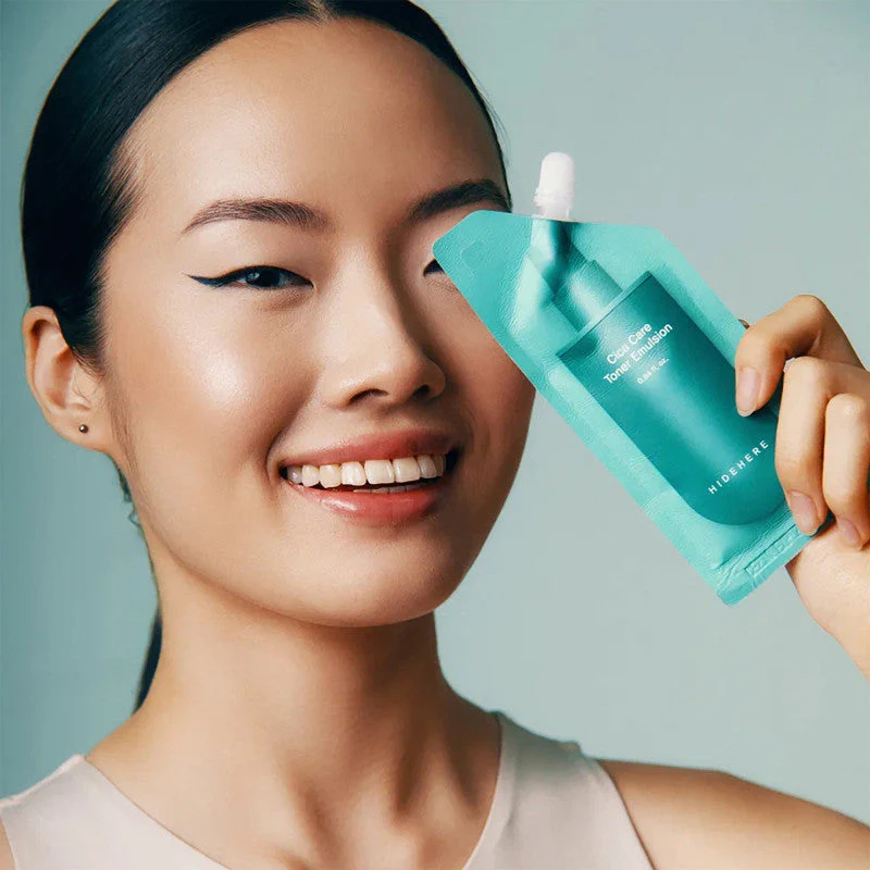 HIDEHERE CICA CARE TONER EMULSION Kojąca esencja do twarzy z wąkrotą azjatycką 25 ml - Image 3