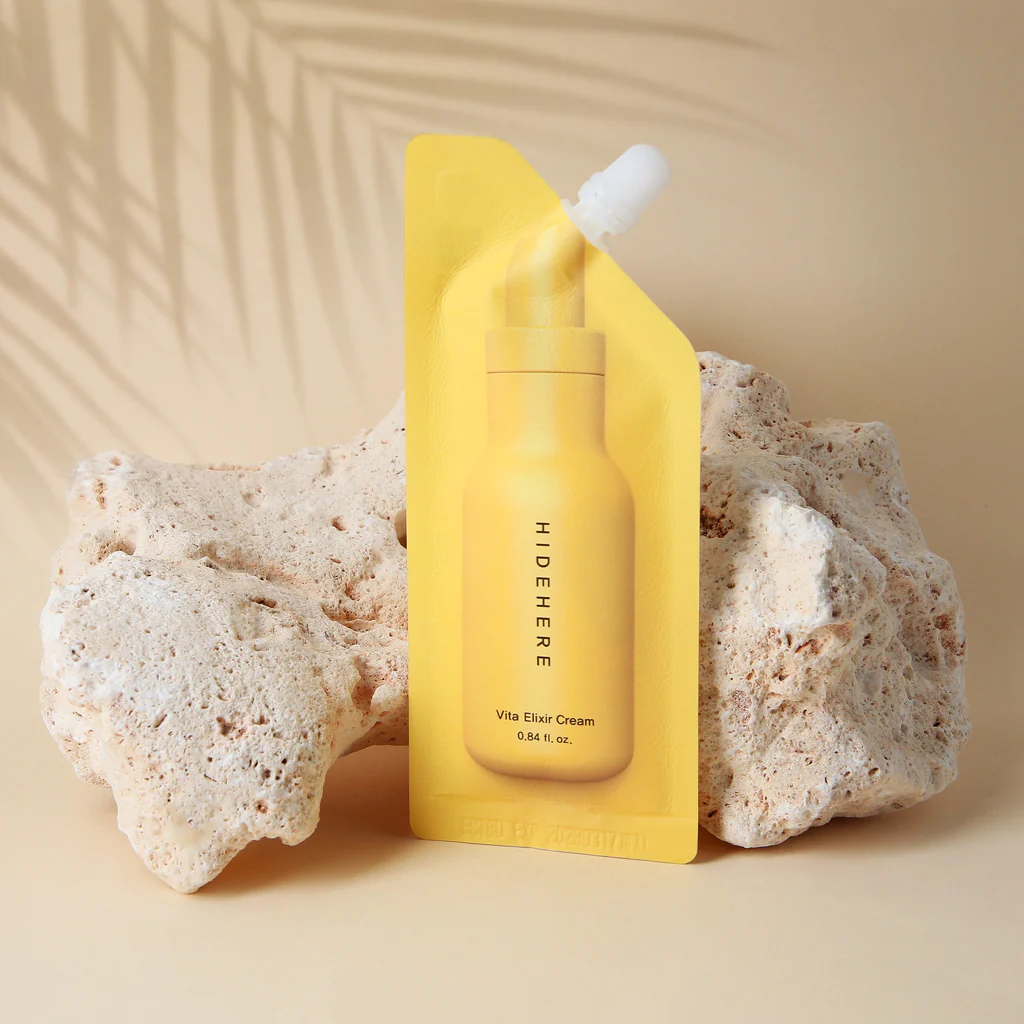 HIDEHERE VITA ELIXIR CREAM Rozjaśniający krem do twarzy z witaminą C 25 ml - Image 3