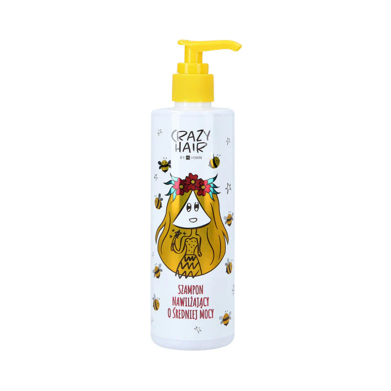 HISKIN CRAZY HAIR Miodowy szampon do włosów o średniej mocy 300 ml