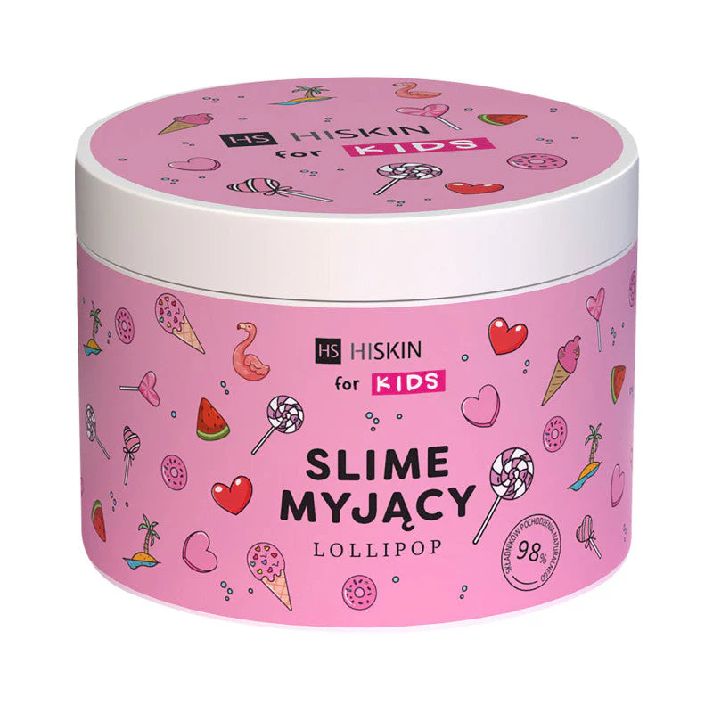 HISKIN FOR KIDS Galaretka pod prysznic dla dzieci o zapachu słodkich lizaków 150 ml