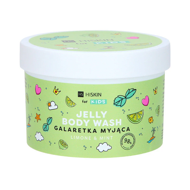 HISKIN FOR KIDS LIMONE&MINT Galaretka myjąca dla dzieci o zapachu limonki i mięty 150 ml
