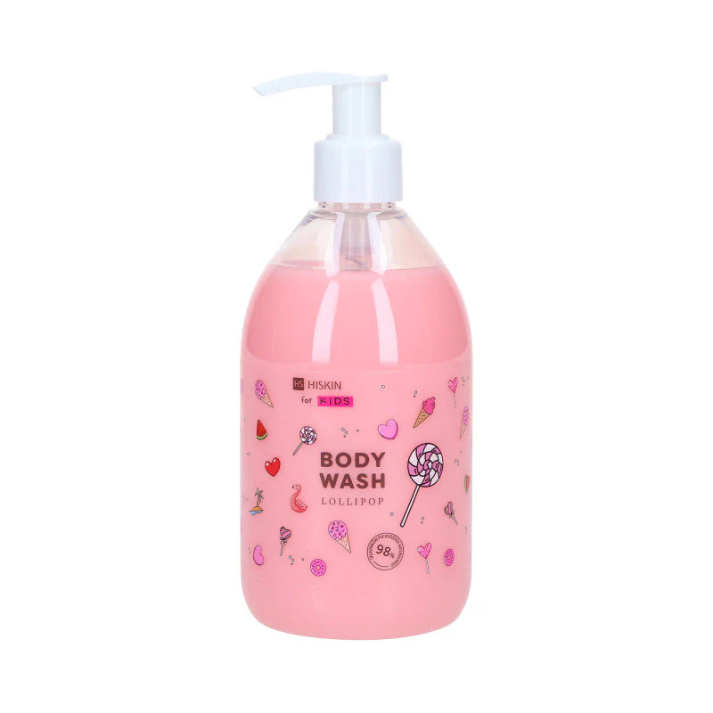 HISKIN FOR KIDS LOLLIPOP Płyn do mycia ciała dla dzieci o zapachu słodkiego lizaka 400 ml