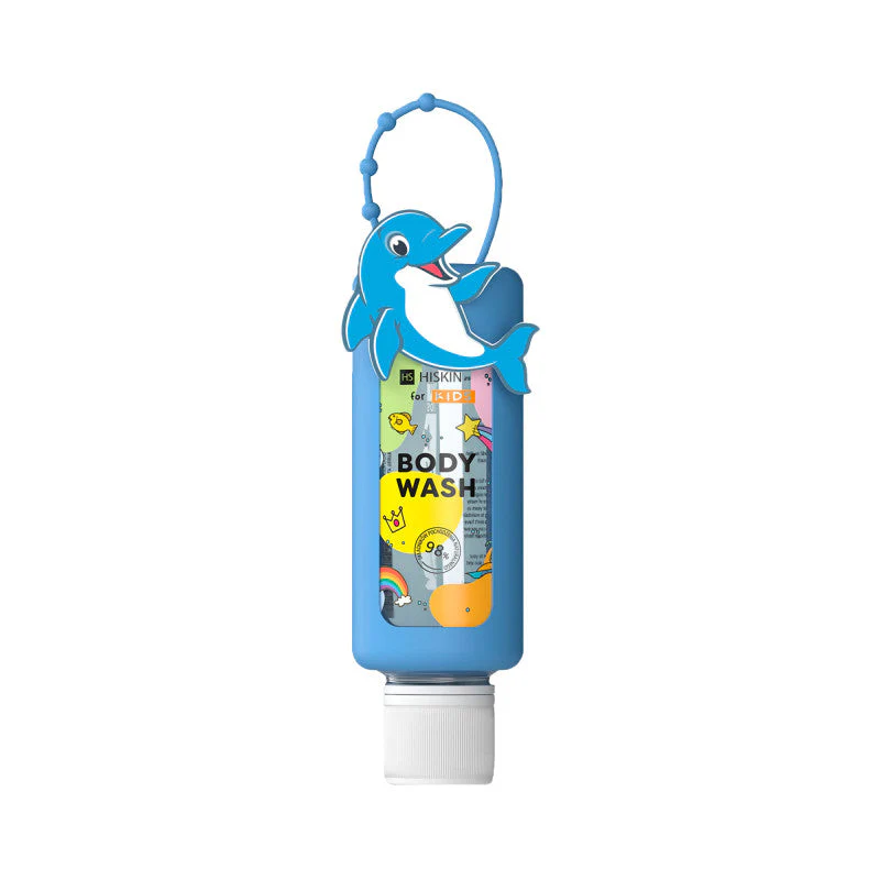 HISKIN FOR KIDS TRAVEL SIZE Płyn do kąpieli i ciała Delfin 75 ml