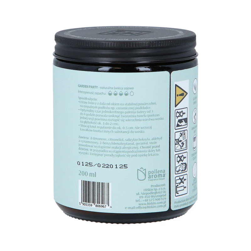 HISKIN HOME HAPPY EASTER Świeca sojowa o zapachu Garden Party 200 ml - Image 3