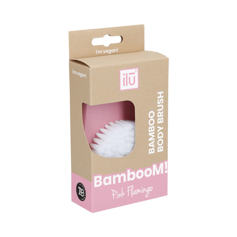 ilū BambooM! Szczotka do ciała - Pink Flamingo - Image 3