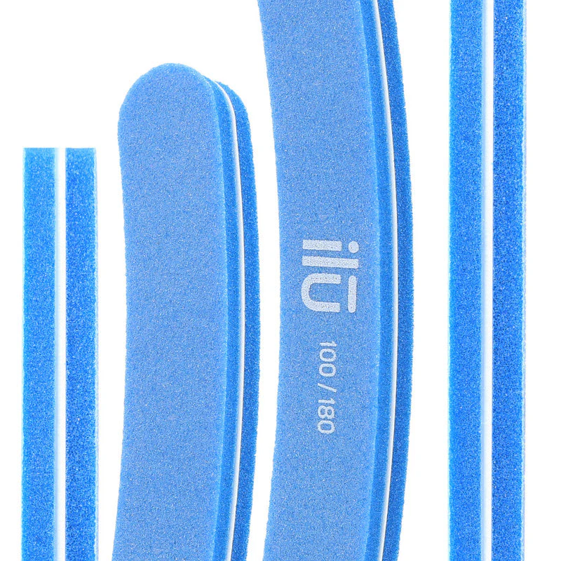 ilū Dwustronna polerka do paznokci, Banan, 100/180 - Image 3