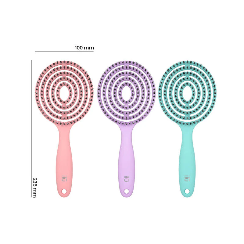 ilū Lollipop Candy – Zestaw 3 szczotek do rozczesywania włosów - Image 2