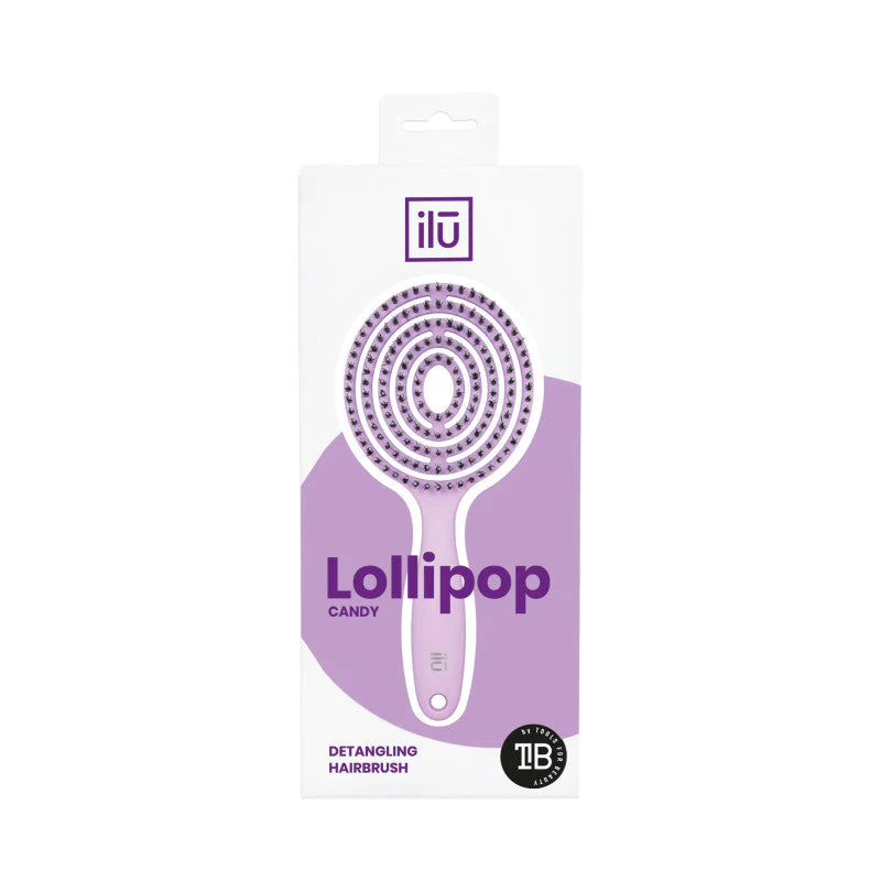 ilū Lollipop Candy Szczotka do włosów, Fioletowa