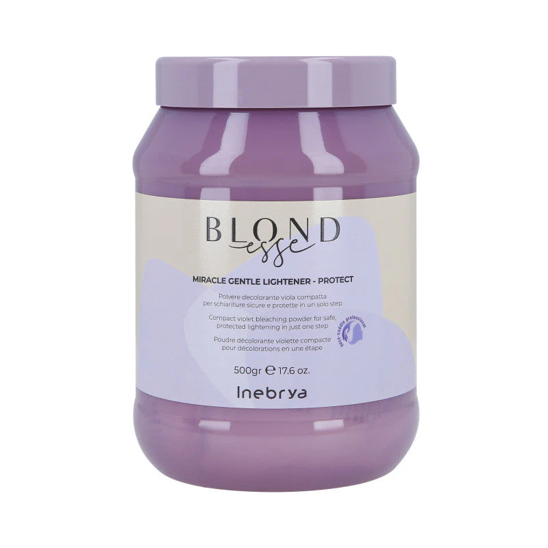 INEBRYA BLONDESSE Miracle Gentle Lightener Fioletowy proszek rozjaśniający 500 g