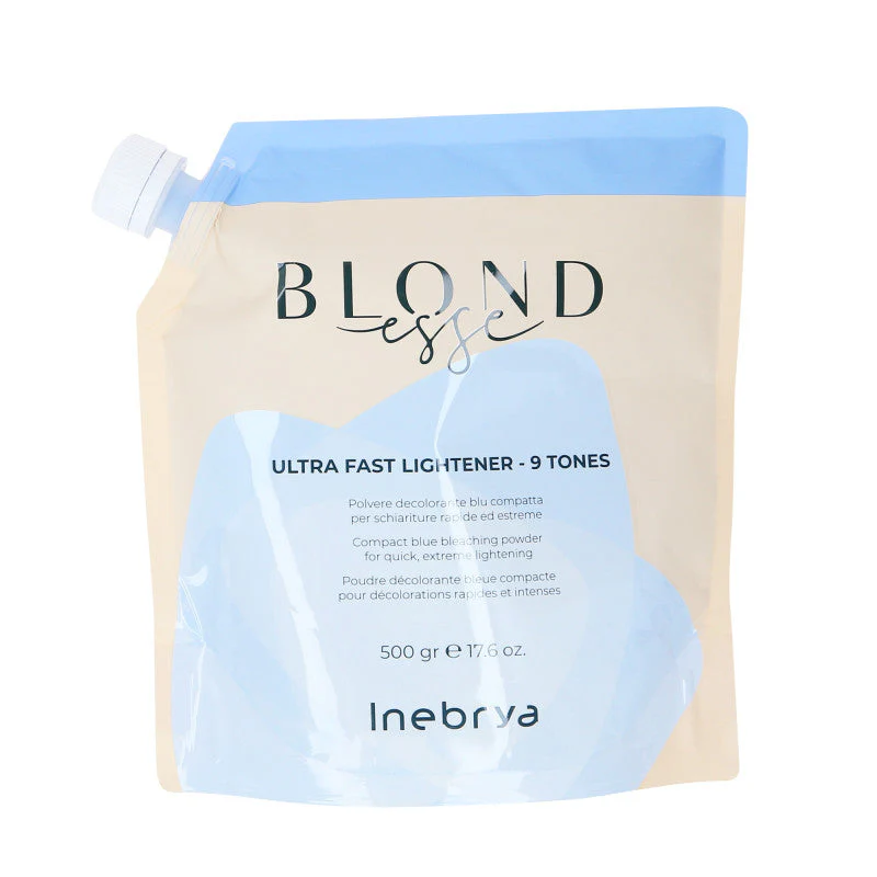 INEBRYA BLONDESSE ULTRA FAST LIGHTENER 9 TONES Ekspresowy bezpyłowy rozjaśniacz do włosów 500 g