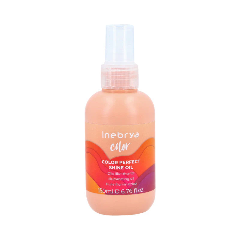 INEBRYA COLOR PERFECT Rozświetlający i podkreślający kolor olejek do włosów farbowanych 150 ml