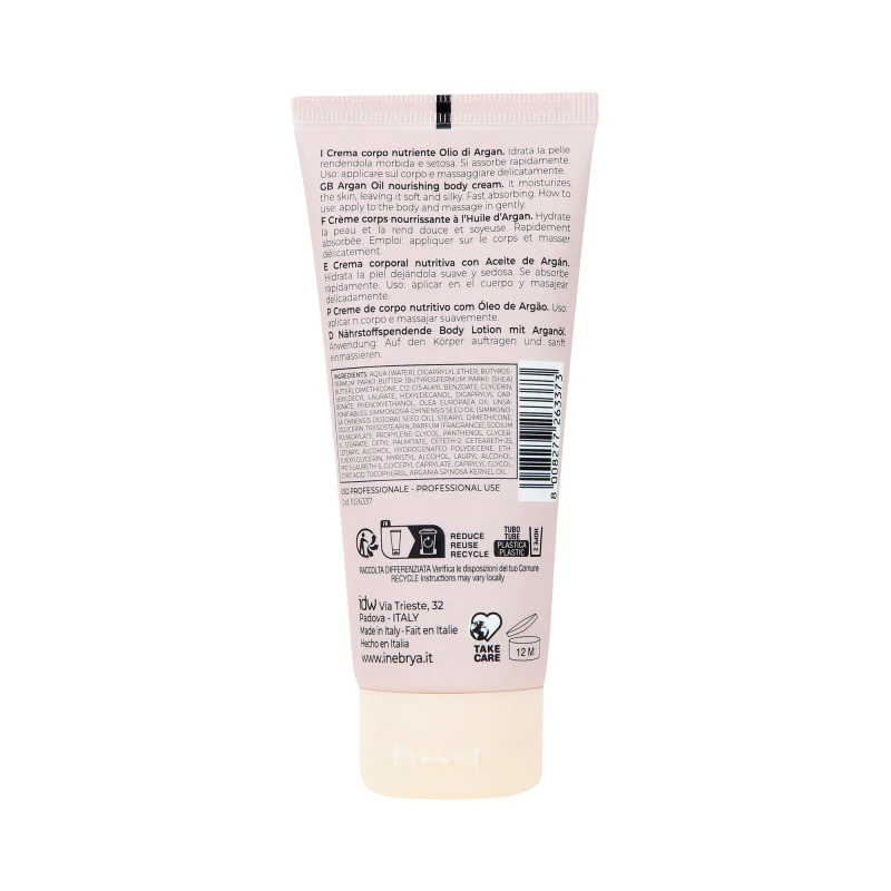 INEBRYA ICE CREAM ARGAN AGE Balsam do ciała z olejkiem arganowym 100 ml - Image 2