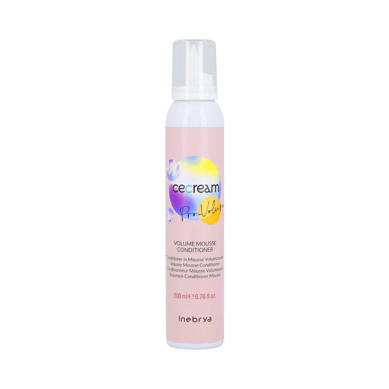 INEBRYA ICE CREAM PRO-VOLUME MOUSSE Odżywka w piance do włosów cienkich 200 ml