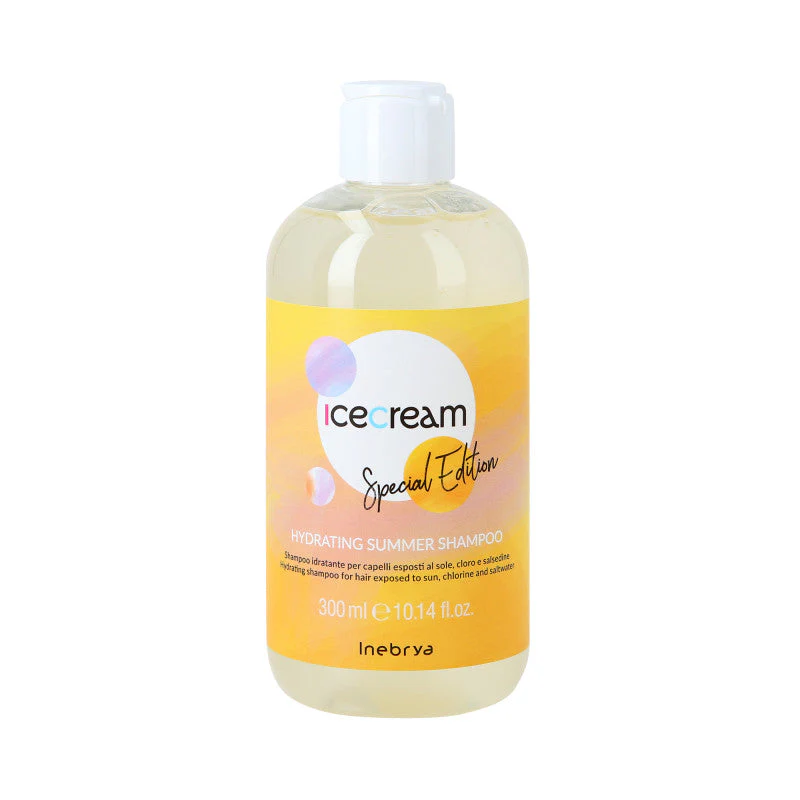 INEBRYA ICE CREAN SCALP HYDRATING SUMMER Nawilżający szampon do włosów 300 ml