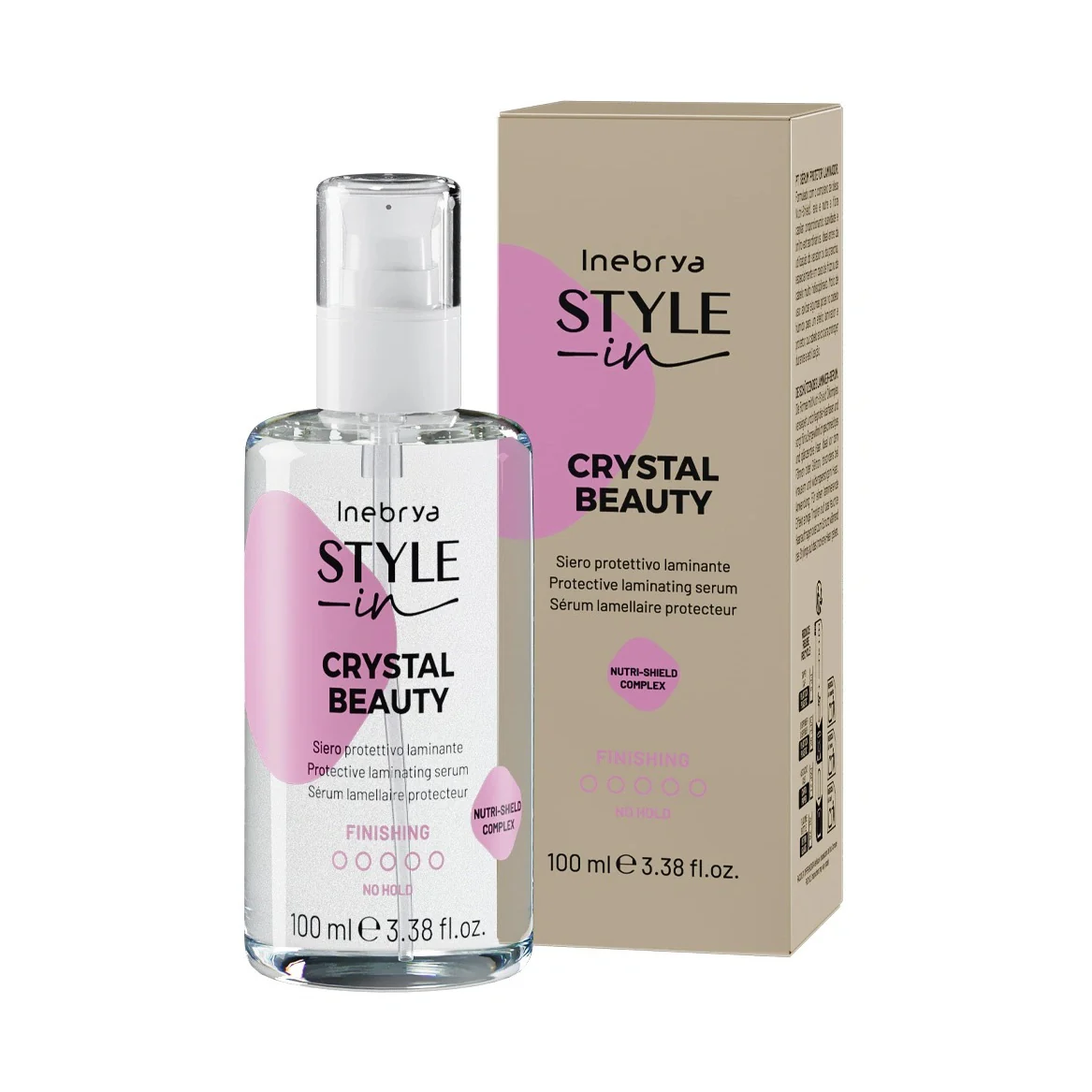 INEBRYA STYLE-IN CRYSTAL BEAUTY Fluid nabłyszczający do włosów 100ml